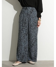 Re:EDIT | [2020A/W COLLECTION][低身長向け/高身長向けサイズ対応]アニマルドット柄ストレートパンツ(その他パンツ)