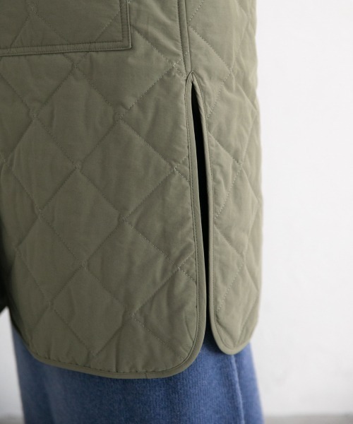 LOWRYS FARM（ローリーズファーム）の「ロングキルティングコート　917050（その他アウター・レディース・ブラック/ベージュ/カーキ・FREE）」の13枚目の写真