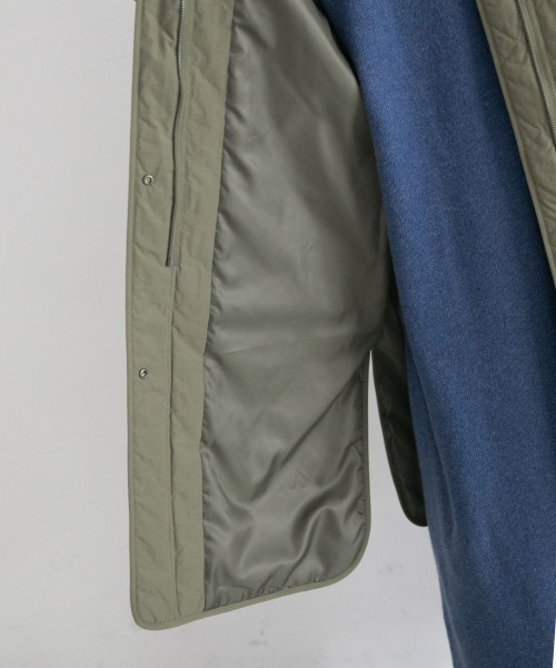 LOWRYS FARM（ローリーズファーム）の「ロングキルティングコート　917050（その他アウター・レディース・ブラック/ベージュ/カーキ・FREE）」の14枚目の写真