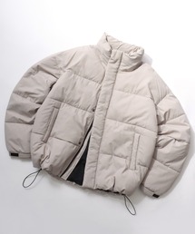 Fiber Down Puffer Jacket/オーバーサイズ ショート丈 ファイバーダウン パファージャケット/中綿 エコダウンジャケット/キルティングアウター レディース メンズ