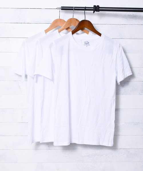 FRUIT OF THE LOOM(フルーツオブザルーム)の「『FRUIT OF THE LOOM』天竺TC Tシャツ『3枚セット』(Tシャツ/カットソー・レディース・ホワイト/ブラック・MEDIUM/LARGE/X-LARGE)」の11枚目の写真