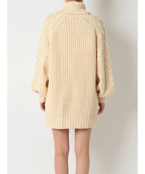 RESEXXY（リゼクシー）の「ビーズケーブルニットワンピース（ワンピース・レディース・ブラック/ピンク/アイボリー・FREE）」の20枚目の写真