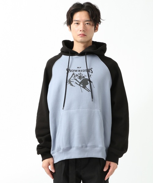 ALAND(エーランド)の「BLUFF/SNOW RIDERSフーディー 2932668(パーカー・メンズ・ブラック/グレー・FREE)」の15枚目の写真
