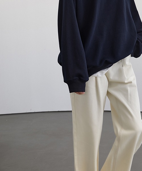 Fano Studios（ファノ ストゥディオズ）の「【Fano Studios】 Semi-wide color stitched denim pants FC21K026（デニムパンツ・レディース・ホワイト・S/M/L）」の8枚目の写真