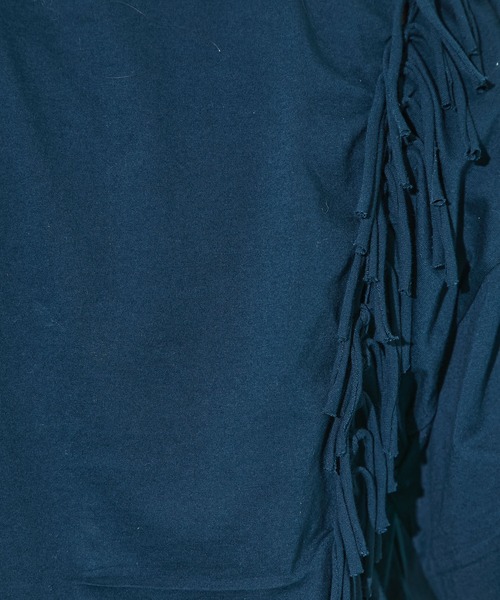 TOGA PULLA（トーガ　プルラ）の「【TOGA PULLA(トーガプルラ)】フリンジジャージーTシャツ/TP11-JK277（Tシャツ/カットソー・レディース・ブラック/グリーン/ホワイト・38）」の19枚目の写真