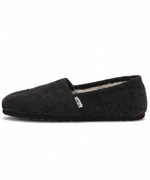 BEAUTY&YOUTH UNITED ARROWS（ビューティーアンドユースユナイテッドアローズ）の「BYBC TOMS SEASONAL CLASSIC Light Woolen フラットシューズ◆（その他シューズ・レディース・ブラック/グレー・7/5h/7h/6h/6/8）」の7枚目の写真