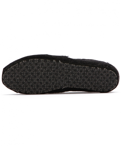 BEAUTY&YOUTH UNITED ARROWS（ビューティーアンドユースユナイテッドアローズ）の「BYBC TOMS SEASONAL CLASSIC Light Woolen フラットシューズ◆（その他シューズ・レディース・ブラック/グレー・7/5h/7h/6h/6/8）」の8枚目の写真