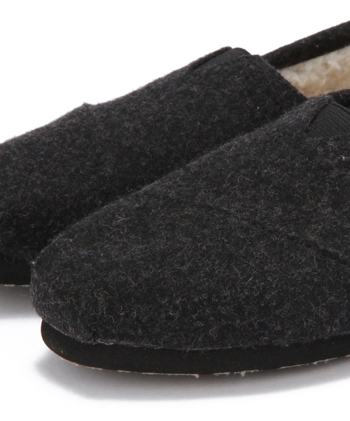 BEAUTY&YOUTH UNITED ARROWS（ビューティーアンドユースユナイテッドアローズ）の「BYBC TOMS SEASONAL CLASSIC Light Woolen フラットシューズ◆（その他シューズ・レディース・ブラック/グレー・7/5h/7h/6h/6/8）」の3枚目の写真