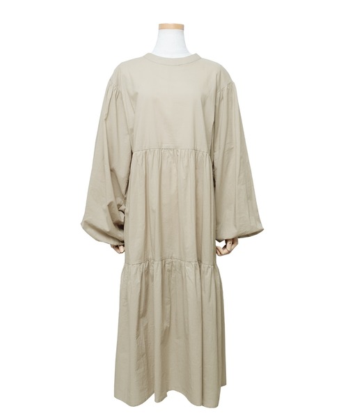 reca(レカ)の「2wayティアードワンピース(ワンピース・レディース・アイボリー/ブラック/ミント/ベージュ・M)」の5枚目の写真