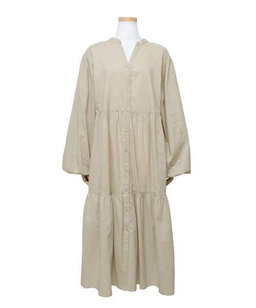 reca(レカ)の「2wayティアードワンピース(ワンピース・レディース・アイボリー/ブラック/ミント/ベージュ・M)」の6枚目の写真