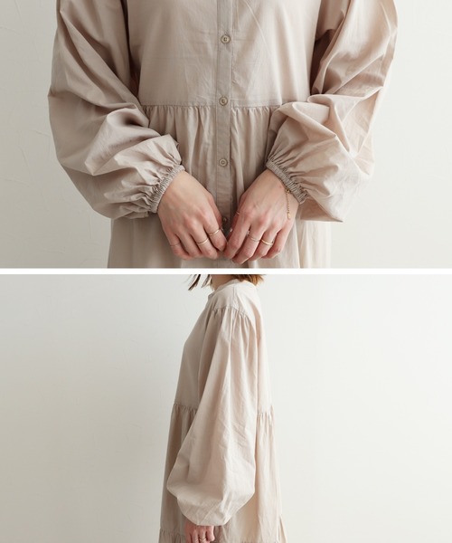 reca(レカ)の「2wayティアードワンピース(ワンピース・レディース・アイボリー/ブラック/ミント/ベージュ・M)」の17枚目の写真