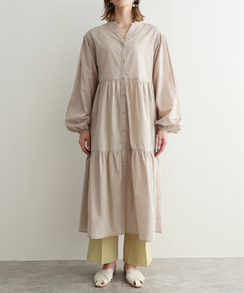 reca(レカ)の「2wayティアードワンピース(ワンピース・レディース・アイボリー/ブラック/ミント/ベージュ・M)」の7枚目の写真