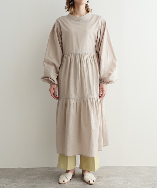 reca(レカ)の「2wayティアードワンピース(ワンピース・レディース・アイボリー/ブラック/ミント/ベージュ・M)」の10枚目の写真