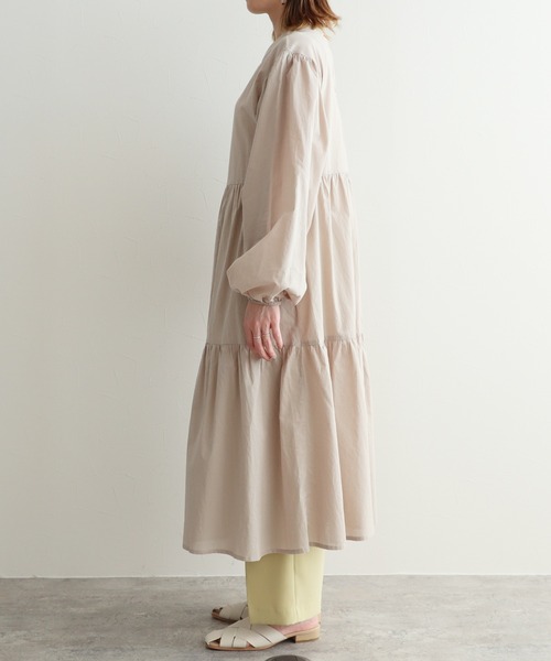 reca(レカ)の「2wayティアードワンピース(ワンピース・レディース・アイボリー/ブラック/ミント/ベージュ・M)」の11枚目の写真