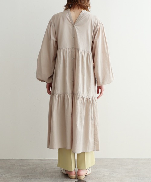 reca(レカ)の「2wayティアードワンピース(ワンピース・レディース・アイボリー/ブラック/ミント/ベージュ・M)」の12枚目の写真