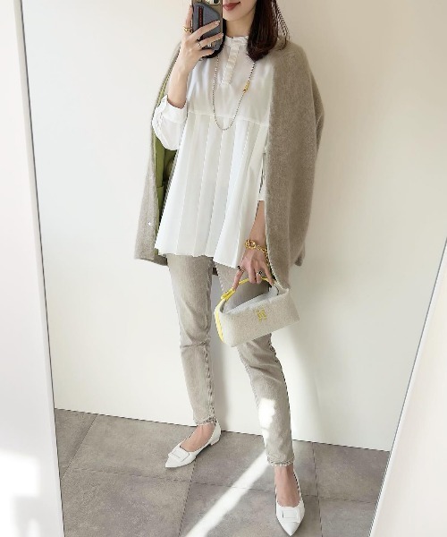 model：H165 着用サイズ：FREE