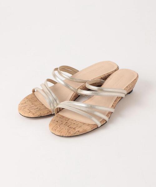 green label relaxing（グリーンレーベルリラクシング）の「◆FFC ストラップ ウェッジ サンダル (3.0cmヒール)（サンダル・レディース・ホワイト/ブラック/ブラウン/ターコイズブルー/ゴールド/その他1・LL/S/M/L/XS）」の8枚目の写真