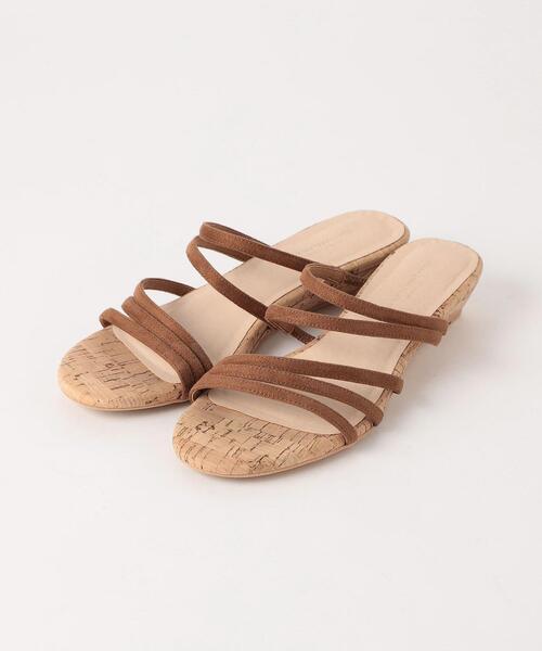 green label relaxing（グリーンレーベルリラクシング）の「◆FFC ストラップ ウェッジ サンダル (3.0cmヒール)（サンダル・レディース・ホワイト/ブラック/ブラウン/ターコイズブルー/ゴールド/その他1・LL/S/M/L/XS）」の9枚目の写真