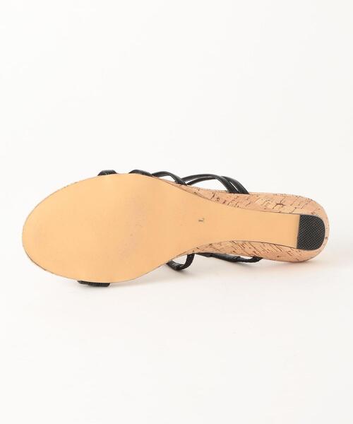 green label relaxing（グリーンレーベルリラクシング）の「◆FFC ストラップ ウェッジ サンダル (3.0cmヒール)（サンダル・レディース・ホワイト/ゴールド/ブラック/ターコイズブルー/ブラウン/その他1・S/L/M/XS/LL）」の19枚目の写真