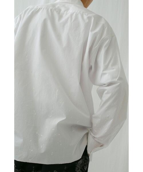 MONKEY TIME（モンキータイム）の「＜monkey time＞ BROAD PAINTER SHIRT/シャツ（シャツ/ブラウス・メンズ・ホワイト/ライトブルー・SMALL/MEDIUM/LARGE/X-LARGE）」の9枚目の写真