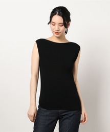 INED | ボートネックノースリーブニット《EMILCOTONI》(ニット/セーター)