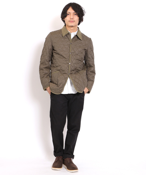 GIORDANO（ジョルダーノ）の「[GIORDANO]ナイロンキルティングジャケット（ブルゾン・メンズ・ブラック/ダークベージュ/グリーン・LARGE/MEDIUM）」の16枚目の写真