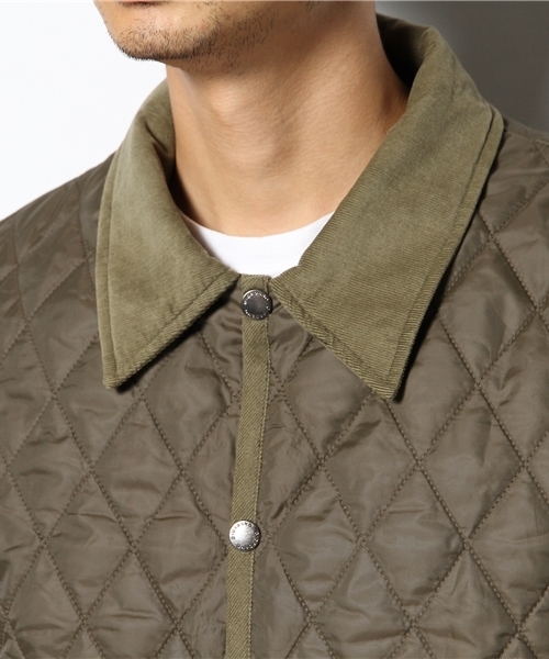 GIORDANO（ジョルダーノ）の「[GIORDANO]ナイロンキルティングジャケット（ブルゾン・メンズ・ブラック/ダークベージュ/グリーン・LARGE/MEDIUM）」の8枚目の写真