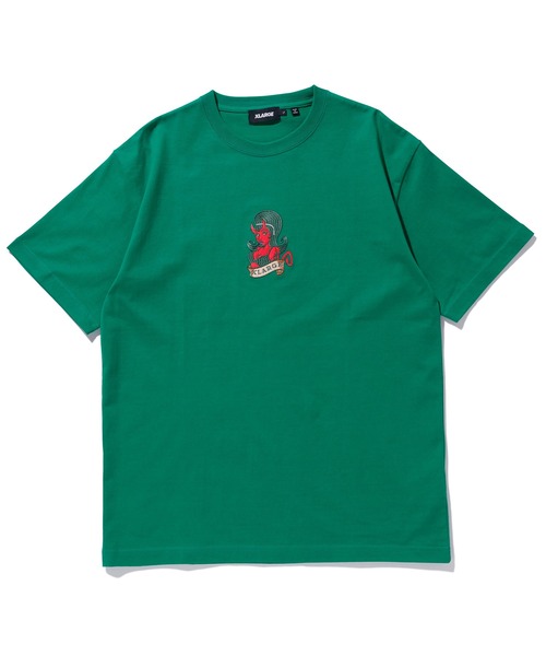 XLARGE（エクストララージ）の「S/S TEE DEVIL（Tシャツ/カットソー・メンズ・ホワイト/ブラック/グリーン・S/M/L/XL）」の14枚目の写真