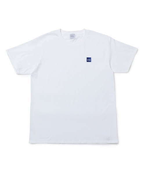 bonjour records（ボンジュールレコーズ）の「【bonjour recordsボンジュールレコード】ボックスロゴTシャツ（Tシャツ/カットソー・メンズ・ホワイト/ブラック・XL/M/L）」の2枚目の写真