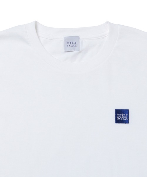 bonjour records（ボンジュールレコーズ）の「【bonjour recordsボンジュールレコード】ボックスロゴTシャツ（Tシャツ/カットソー・メンズ・ホワイト/ブラック・XL/M/L）」の15枚目の写真