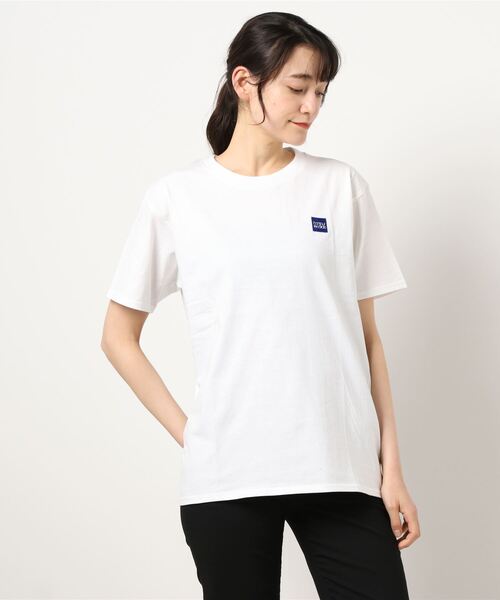bonjour records（ボンジュールレコーズ）の「【bonjour recordsボンジュールレコード】ボックスロゴTシャツ（Tシャツ/カットソー・メンズ・ホワイト/ブラック・XL/M/L）」の21枚目の写真