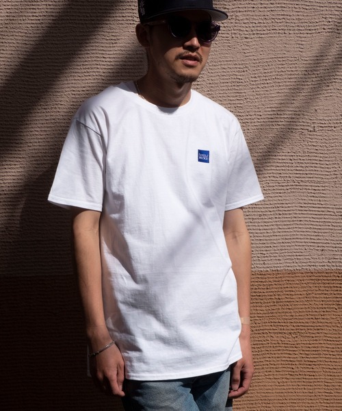 bonjour records（ボンジュールレコーズ）の「【bonjour recordsボンジュールレコード】ボックスロゴTシャツ（Tシャツ/カットソー・メンズ・ホワイト/ブラック・XL/M/L）」の3枚目の写真