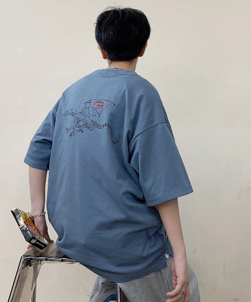 old air walk シャツ 短丈 ボックスシルエット　a old air walk シャツ 短丈 ボックスシルエット - メルカリ