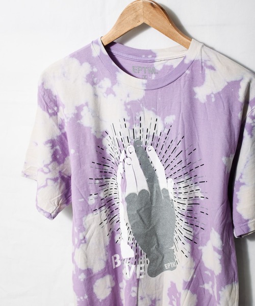 EPTM(エピトミ)の「【EPTM.(エピトミ) 】BELIEVE/LIE TEE(Tシャツ/カットソー・メンズ・パープル・LARGE/MEDIUM)」の3枚目の写真