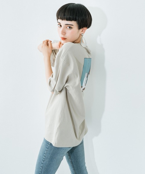 Ressaca(レサーカ)の「別注 jack__studio__ コラボ オーバーサイズ バックプリント TEE(Tシャツ/カットソー・メンズ・グレー系/ブラック/ホワイト系/ホワイト/チャコール/ブルー系/ブラック系/ベージュ系/グレイッシュブルー/グレイッシュベージュ・XL/M/L)」の14枚目の写真