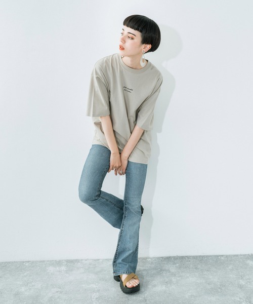 Ressaca(レサーカ)の「別注 jack__studio__ コラボ オーバーサイズ バックプリント TEE(Tシャツ/カットソー・メンズ・グレー系/ブラック/ホワイト系/ホワイト/チャコール/ブルー系/ブラック系/ベージュ系/グレイッシュブルー/グレイッシュベージュ・XL/M/L)」の17枚目の写真