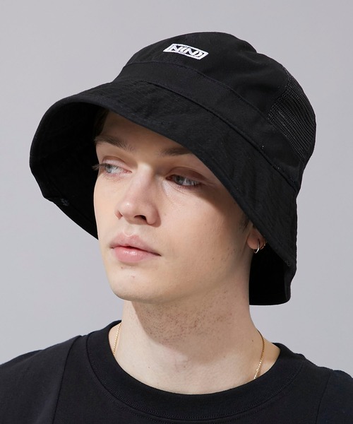 NUMBER (N)INE(ナンバーナイン)の「【NUMBER(N)INE】EX.Logo side mesh hat(ハット・メンズ・インディゴブルー/ブラック/ホワイト・FREE)」の7枚目の写真