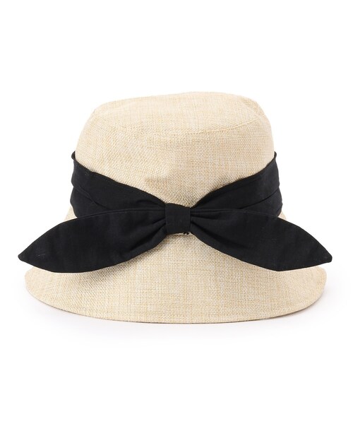 DRESKIP（ドレスキップ）の「◆雑材風リボンハット（ハット・レディース・ブラック/カーキ/ネイビー・00）」の10枚目の写真