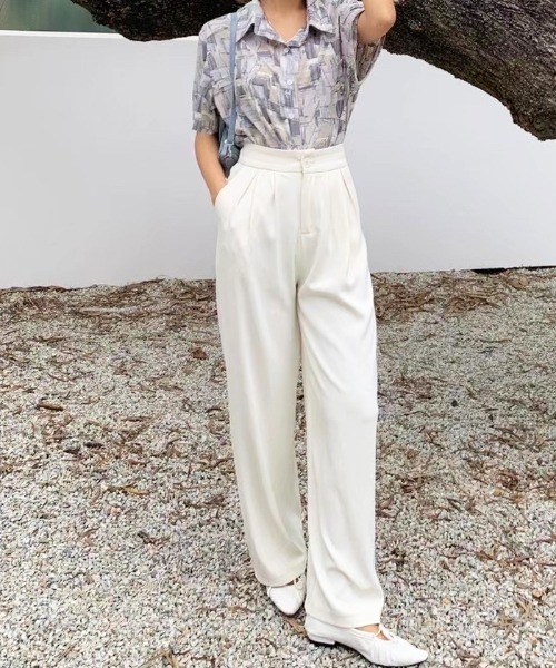 Futier land(フューティアランド)の「ランダムペイント開襟シャツ(シャツ/ブラウス・レディース・グリーン/ブルー/ピンク・FREE)」の20枚目の写真