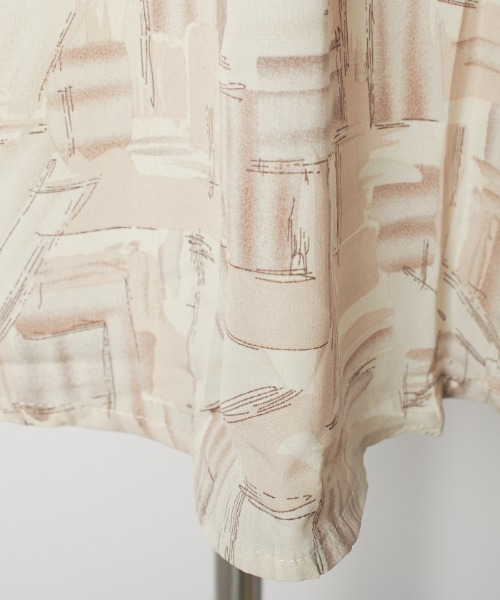 Futier land(フューティアランド)の「ランダムペイント開襟シャツ(シャツ/ブラウス・レディース・グリーン/ブルー/ピンク・FREE)」の22枚目の写真