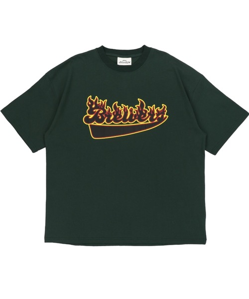 SPINNS（スピンズ）の「【ゆったりシルエット】 FIRE BRWRSプリント半袖Tシャツ（Tシャツ/カットソー・メンズ・ホワイト/ブラック/グリーン・ONESIZE）」の13枚目の写真