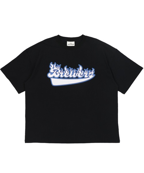 SPINNS（スピンズ）の「【ゆったりシルエット】 FIRE BRWRSプリント半袖Tシャツ（Tシャツ/カットソー・メンズ・ホワイト/ブラック/グリーン・ONESIZE）」の11枚目の写真