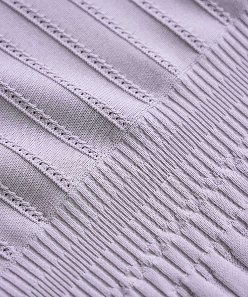 ROPE' PICNIC(ロペピクニック)の「ペプラムノースリーブプルオーバー(ニット/セーター・レディース・ブラック/キナリ/ダークラベンダー/ワイン・38)」の7枚目の写真