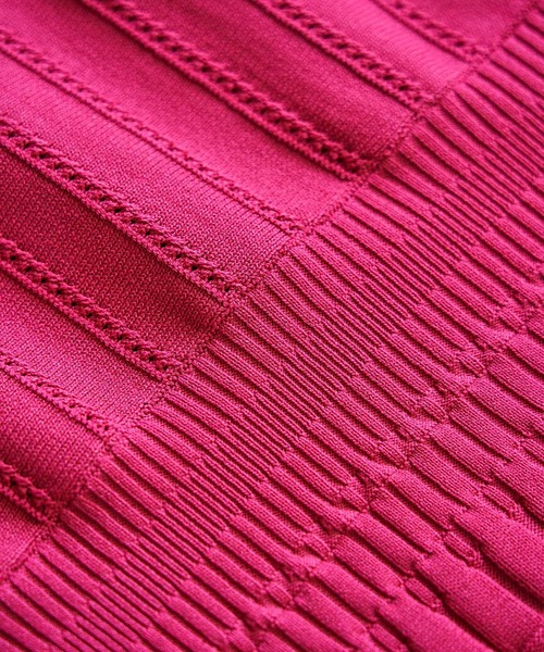 ROPE' PICNIC(ロペピクニック)の「ペプラムノースリーブプルオーバー(ニット/セーター・レディース・ブラック/キナリ/ダークラベンダー/ワイン・38)」の13枚目の写真