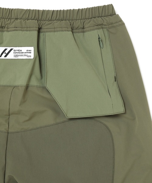 SIVA（シヴァ）の「SIVA シヴァ / ONE-PLEATS NYLON PANTS ワンプリーツナイロンワイドパンツ セットアップ / 21C-S-06-04（その他パンツ・メンズ・ブラック/カーキ・3/2）」の12枚目の写真