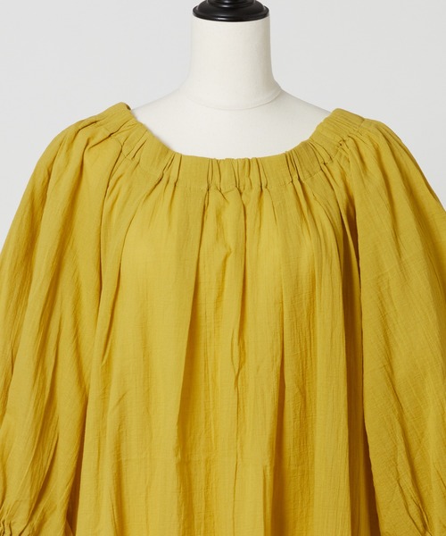 Rewde（ルゥデ）の「バックリボンワンピース（1R05-05220）（ワンピース・レディース・ベージュ/カーキ/ピンク/マスタード・M）」の13枚目の写真