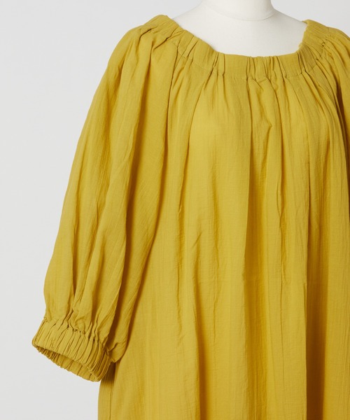 Rewde（ルゥデ）の「バックリボンワンピース（1R05-05220）（ワンピース・レディース・ベージュ/カーキ/ピンク/マスタード・M）」の14枚目の写真