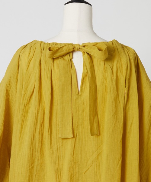 Rewde（ルゥデ）の「バックリボンワンピース（1R05-05220）（ワンピース・レディース・ベージュ/カーキ/ピンク/マスタード・M）」の16枚目の写真