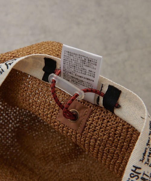 PUAL CE CIN（ピュアルセシン）の「【ＳＵＢＬＩＭＥ】ＰＥＰＡＲ　ＣＲＯＣＨＥ　ＭＴ　ＨＡＴ（ハット・レディース・ブラック/ナチュラル・FREE）」の8枚目の写真