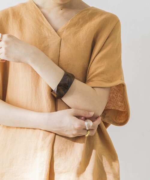 URBAN RESEARCH（アーバンリサーチ）の「ウッドバングル（ブレスレット・レディース・ナチュラル/ブラウン・-）」の10枚目の写真